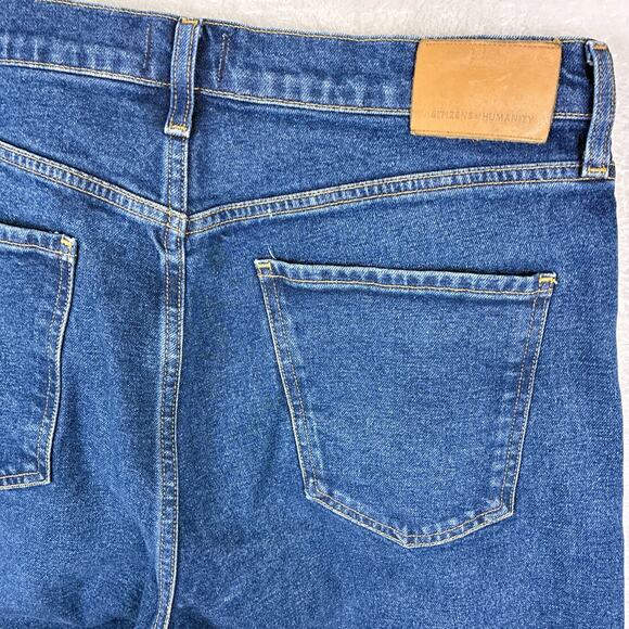 Citizens of Humanity Paloma Jeans Womens 31 (32) High Rise Baggy Wide Leg BoHo - Picture 4 of 11